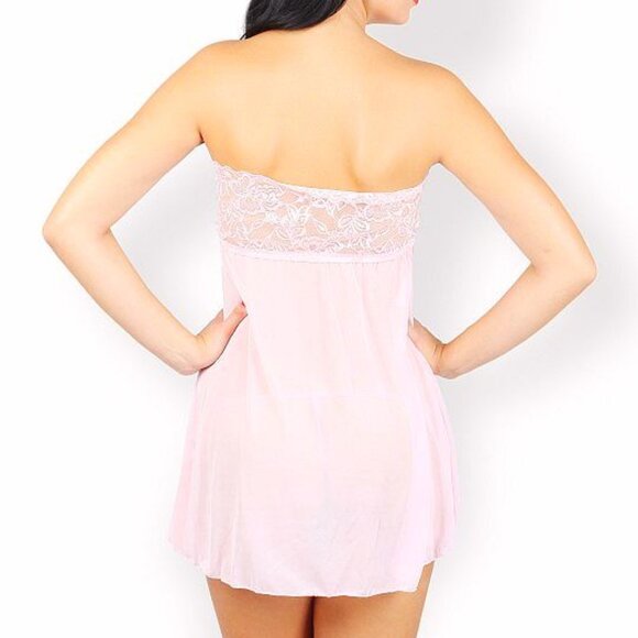 WOMEN SEXY LINGERIE SET MEDIUM UNDERWEAR SLEEPWEAR LACE DRESS BODYSUIT TEDDY - Picture 2 of 5